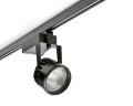 Proj rail noir 38w 3000k 20° irc >90 ra crispwhite non dim