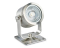 Projecteur sur patère orientable, ip68, inox 316, faisceau intensif, tbts, 2700k