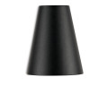 Wl014 applique murale cone, aluminium anodisé noir, 3000k, éclairage up & down