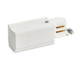 Embout blanc pour rail encastrable & monté en surface 230v