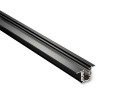 Rail encastrable noir 2m