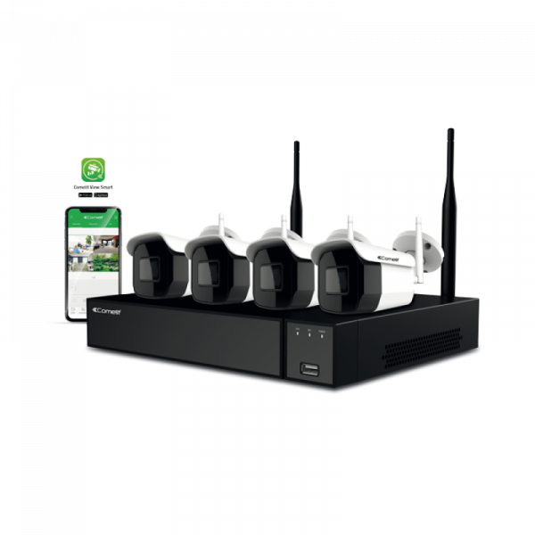 Kit wi-fi enregistreur avec caméras nvr 4 ipc all in one 2mp hdd 1tb