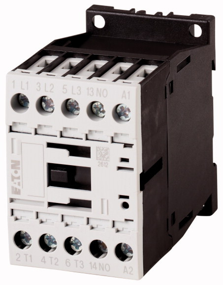 Contacteur de puissance, tripolaire + 1 contact à fermeture, 5.5 kw/400 v, avec bobine dc (dilm12-10(*vdc))