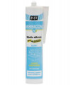 Mastic gebsicone w2 blanc  c.310ml geb