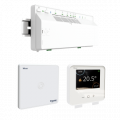 Kit de thermostat, Wiser, avec 1 concentrateur, 1 thermostat d'ambiance et 1 barrette de connexion