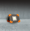 Projecteur Anthracite-Orange sur Batterie LED 10 W 4000 K 1100 lm SERIE W Arlux