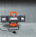 Projecteur Pliable à 3 Têtes Anthracite-Orange LED 45 W 4000 K 3800 lm SERIE V Arlux