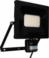 Projecteur Noir avec Détecteur Infrarouge IP65 LED 50 W 4000 K 4000 lm NINO Arlux