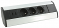 Bloc de Prises d’Angle 3 Prises 2P+T avec 2 Ports USB Arlux