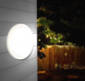 Applique Blanche-Anthracite  Ronde LED 18 W 4000 K 1600 lm Ø 250 mm MERIBEL Arlux – avec Détecteur Radiofréquence