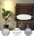 Spot encastré Blanc Rond Ø 100 mm LED 10 W 1000 lm ONYX FRAMELESS Arlux – Température de Couleur Réglable à 3 Niveaux