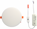 Spot encastré Blanc Rond Ø 170 mm LED 22 W 2200 lm ONYX FRAMELESS Arlux – Température de Couleur Réglable à 3 Niveaux