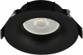 Spot Rond Noir pour Lampe Ø 50 mm Douille GU10 Inclinable SER-202 Arlux