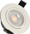 Kit de Spot Encastré Blanc Orientable Module LED 5 W 2700 K 400 lm Ø 82 mm SPT202 Arlux