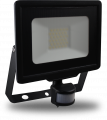 Projecteur Noir avec Détecteur Infrarouge IP44 LED 30 W 4000 K 2550 lm FLD85 Arlux