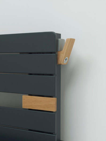 Patère pour sèche-serviettes Thermor en bois chêne clair