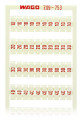 Marquage wsb vertical 10 ... 50 (20x)