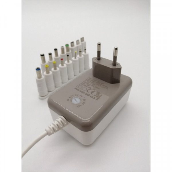 Chargeur alimentation universelle 3-12v 2000ma