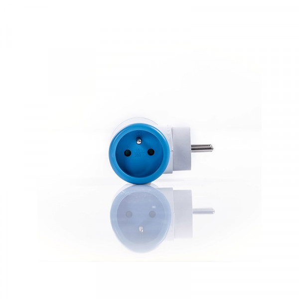 Biplite 2x16a rotative 180° bleue (blister cartonné)