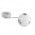 Multiprise multimédia 2x16a + 1x6a + usb 2,1a blanc