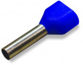 Embout d'extrémité double embout pour 2 x 2,5 mm? /awg 14 avec isolation plastiq