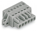 Connecteur femelle avec codage et bride de fixation 5 mm