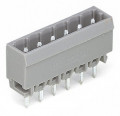 Connecteur mâle fermé 1x1 vert.5 mm gris