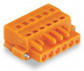 Connecteur femelle pour 1 conducteur orange - Wago - 231316/107000