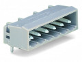 Connecteur mâle tht 1.2 x 1.2 mm solder pin coudé, gris