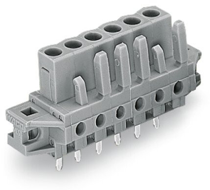 Connect fem 5,00mm 4 p/droit/gris - Wago - 232134/031000