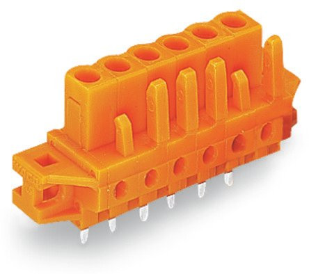 Connecteur femelle droit 5,08 mm 3 pol/ bride - Wago - 232163/031000