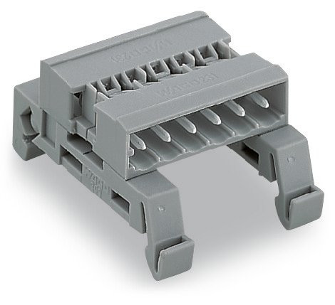 Connecteur mâles de report avec pieds de montage,broche 1,2 x 1,2,pas 5 mm, 23 p - Wago - 232523/007000
