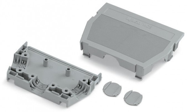 Boîtier décharge traction encliquetable, 7 pôles / pas 7.5 mm/ gris