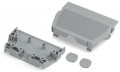 Boîtier décharge traction encliquetable, 7 pôles / pas 7.5 mm/ gris