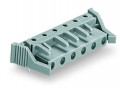 Connecteur femelle tht 0.6 x 1.0 mm solder pin coudé, gris