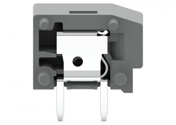 Borne modulaire 1c avec poussoir,2 broches à souder /pôle, 7,5-7,62 mm/ vert cla
