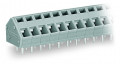 Borne pour ci 2,5mm² pas 5/5.08mm 10 pôles, bleu