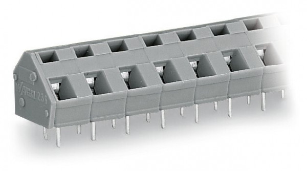 Borne pour circuits imprimés 2,5mm² pas 7.5/7.62mm 2 pôles, noir