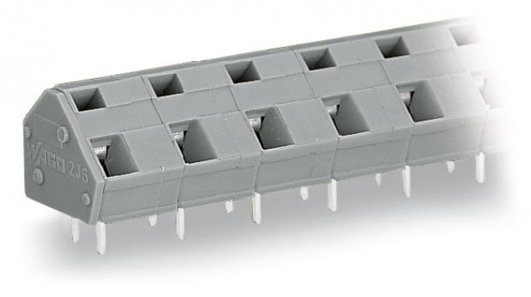 Borne pour circuits imprimés 2,5mm² pas 10/10,16mm 3 pôles, noir