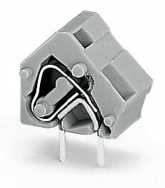 Borne modulaire pour ci  2,5mm² pas 10/10,16mm 1 pôle, noir - Wago - 236853