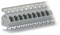 Borne pour ci  bouton-poussoir 2,5mm² pas 5/5.08mm 12 pôles, gris