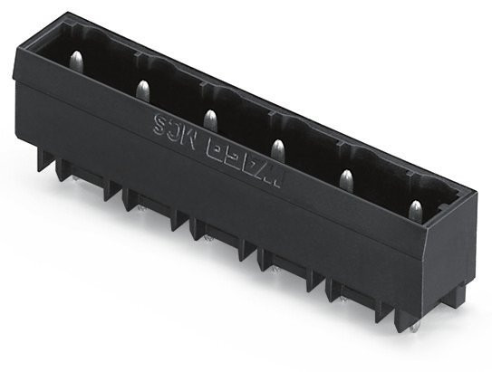 Connecteur mâle 3 pôles droit avec la technique reflow