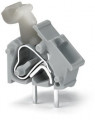 Borne modulaire pour ci  bouton-poussoir 2,5mm² pas 5/5.08mm 1 pôle, gris clair - Wago - 256843