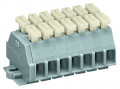 Barr borne 2c 2.5mm² 7 p/a/br/fix