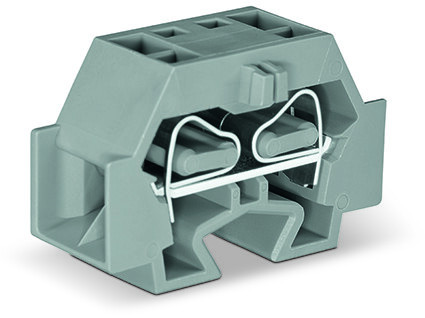 Borne d'extrémité 4c / 4 mm² / gris