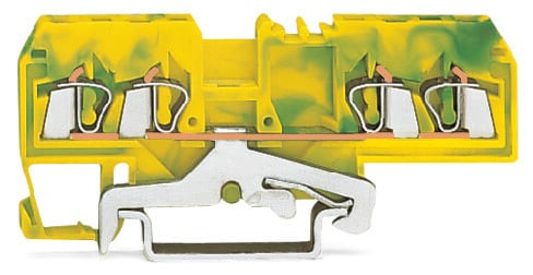 Borne de protection 2,5 mm² 4c / cfmc / vert-jaune