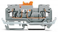 Borne sectionnable orange 2c / 2,5mm² / continuité blindage / sectionneur orange