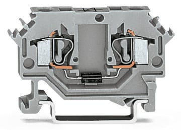 Borne à diodes / 4 mm² / gris