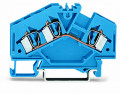 Borne de passage 3c / 4 mm² / cfmc / bleu
