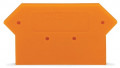 Plaque intermédiaire et d'extrémité / orange